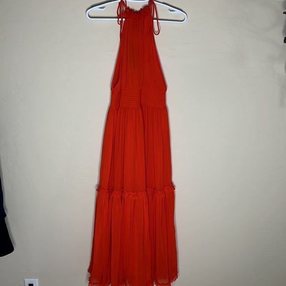 NWT Banana Republic Halter Tiered Maxi Dress - Picture 3 of 6